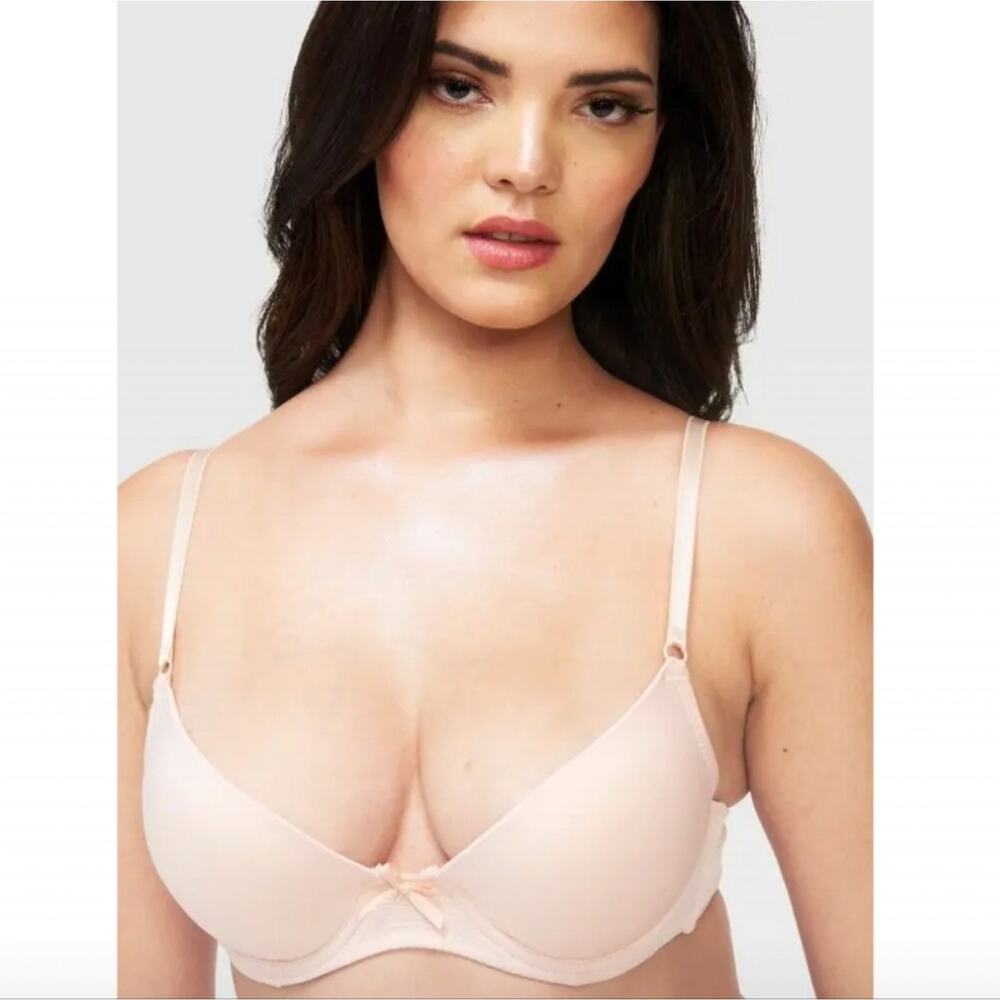 Frederick's of Hollywood Amira Pink Push Up Bra Signature Contour NWT Size 36C